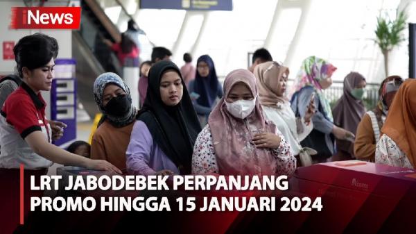 LRT Jabodebek Perpanjang Promo dan Tambah Perjalanan Kereta hingga 15 Januari 2024