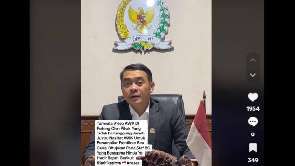 Klarifikasi Senator Bali Arya Wedakarna yang Dituding Lecehkan Hijab