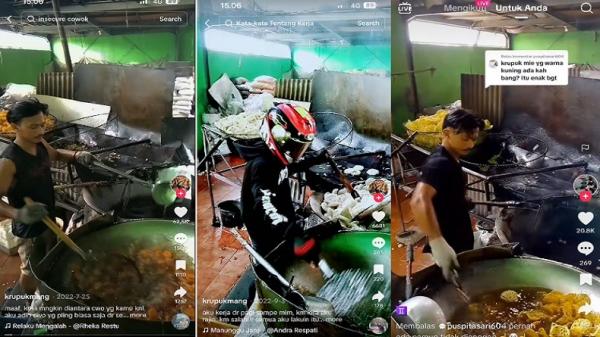 Viral Penjual Kerupuk Pakai Outfit Ketiak Bolong hingga Gamis, Netizen: Ngakak Mas