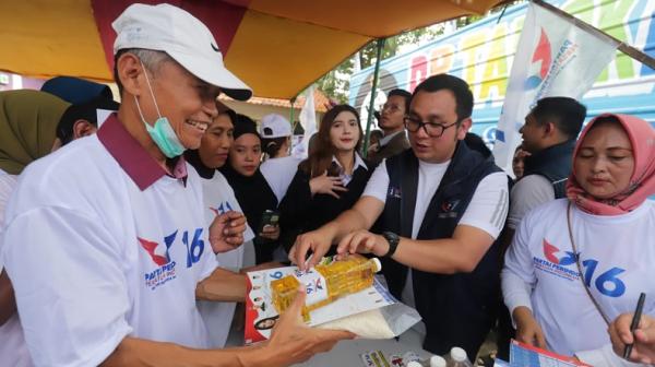 Partai Perindo Sediakan 1.000 Paket Sembako saat Gelar Bazar Murah di Pesanggrahan