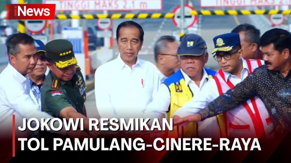 Tol Pamulang-Cinere-Raya Bogor Diresmikan Jokowi, Nilai Investasi Rp4 T