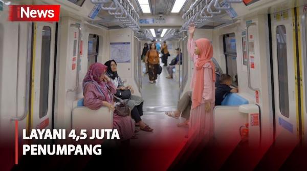 Penumpang LRT Jabodebek Capai 4,5 Juta di Tahun 2023