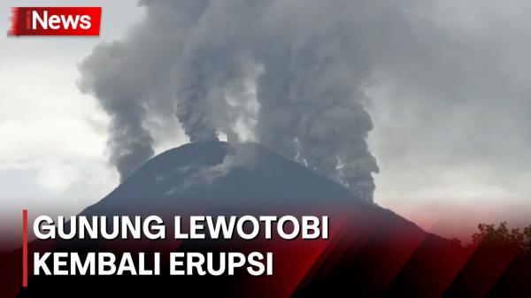 Gunung Lewotobi Erupsi Lagi Pagi Ini, Semburkan Abu Vulkanik Setinggi 1 ...