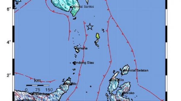 Gempa Bumi M7,0 Guncang Pulau Karatung Sulut, Terasa di Manado hingga Malut