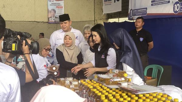 Liliana Tanoesoedibjo Sosialisasi Jangan Golput ke Warga Pondok Pinang