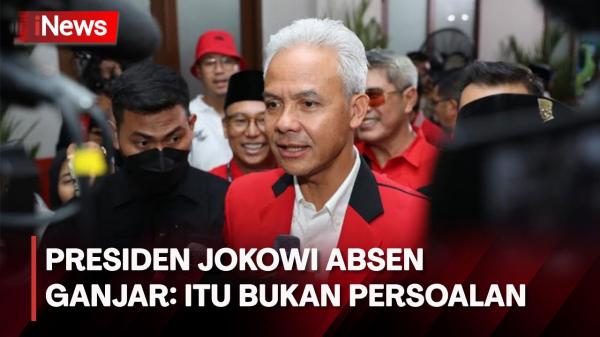 Presiden Jokowi Tak Hadir di HUT PDIP, Ganjar: Itu Bukan Persoalan