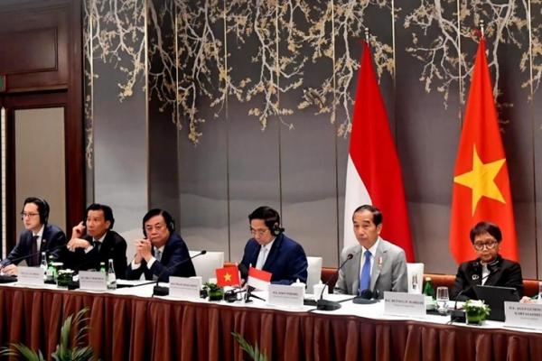 Presiden Jokowi Ajak Pengusaha Vietnam Investasi di IKN