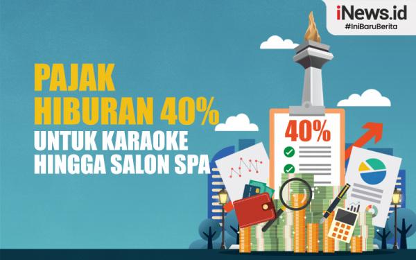 Infografis Pemda DKI Jakarta Resmi Tetapkan Pajak Hiburan 40 Persen