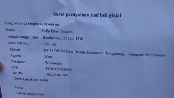 Viral Kisah Caleg di Bondowoso Rela Jual Ginjal untuk Biaya Kampanye (Foto: iNews/Riski Amirul Ahmad)