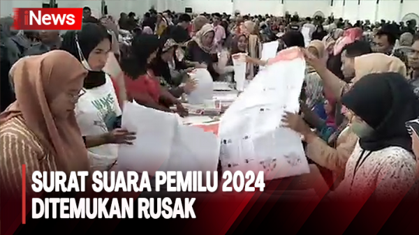 Ribuan Surat Suara Pemilu 2024 di Kota Bekasi Rusak, Ada Bercak hingga Sobekan