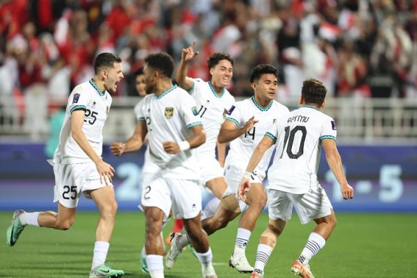 Timnas Indonesia menang 1-0 atas Vietnam di Piala Asia 2023. Hasil ini membuka peluang Indonesia ke 16 besar. (foto: PSSI)