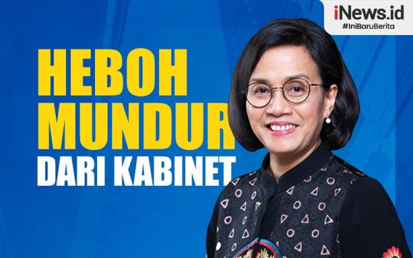 Infografis Tanggapan Sri Mulyani Soal Heboh Mundur Dari Kabinet