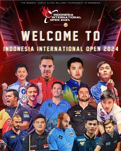 Atlet Biliar Dunia Tampil di International Indonesia Open 2024, Hary Tanoe: Selamat Datang!