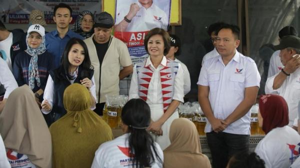 Kunjungi Kelurahan Tanah Tinggi, Ini Dua Pesan Liliana Tanoesoedibjo