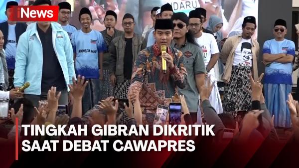 Respon Gibran Usai Sikap dan Tingkahnya Dikritik saat Debat Cawapres