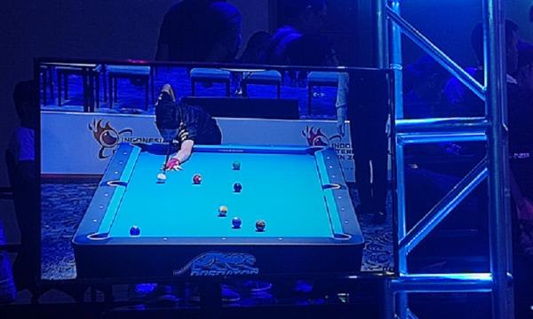 Albert Januarta Pebiliar muda Indonesia Albert Januarta juara Indonesia International Open 2024 kategori Junior U-17 9 Ball. (Foto: Cikal Bintang)