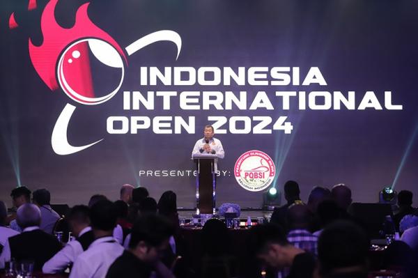 HT Apresiasi Para Juara Kompetisi Biliar Indonesia International Open 2024