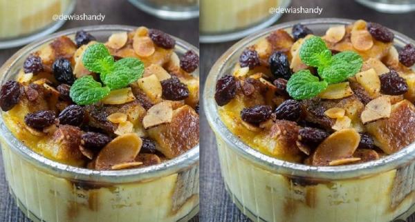 Resep Puding Roti Tawar Sederhana, Lembut Dan Gurih Bikin Nagih