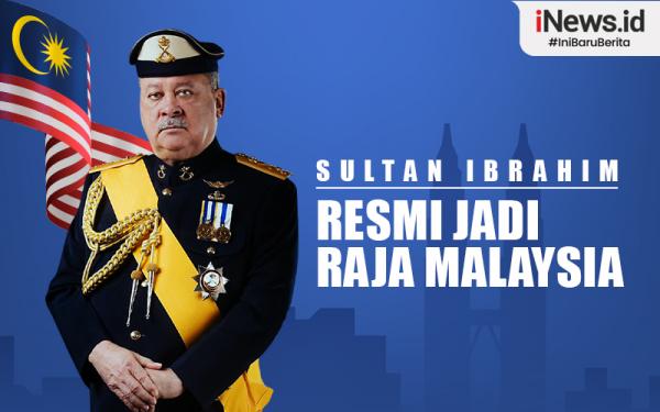 Infografis Sultan Ibrahim Dari Johor Resmi Jadi Raja Malaysia