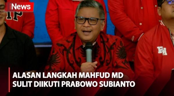 Sekjen PDIP Sebut Langkah Mahfud MD Sulit Ditiru Prabowo Subianto, Ini Alasannya