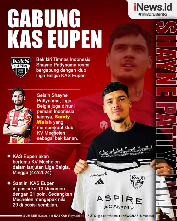 Alasan Shayne Pattynama Gabung KAS Eupen, Langsung Bentrok Sandy Walsh