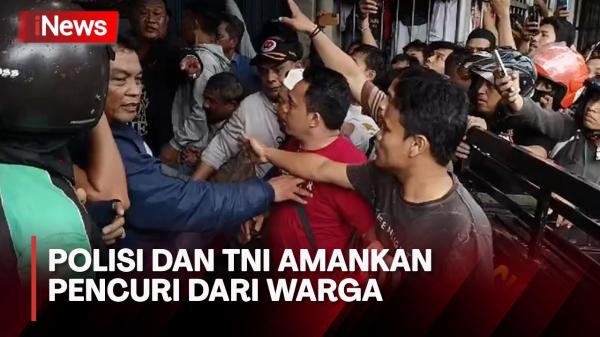 Polisi dan TNI Amankan 3 Pencuri Rumah Kosong dari Amukan Warga