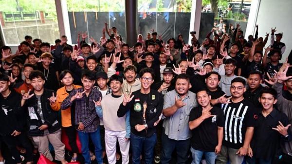 Alam Ganjar di acara SatSet Mabar di Habita Live Space, Boyolali, Minggu (4/2/2024). (Foto: MPI)