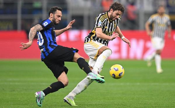 Inter Milan Vs Juventus Inter Milan menang tipis 1-0 atas Juventus pada giornata ke-23 Liga Italia di Giuseppe Meazza, Senin (5/2/2024) dini hari WIB. (Foto: REUTERS)