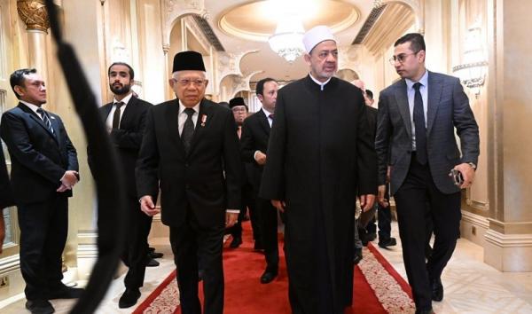 Wapres Bertemu Imam Besar Al-Azhar, Ajak Suarakan Genosida di Gaza Dihentikan