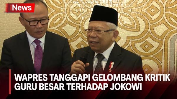 Wapres Tanggapi Gelombang Kritik Guru Besar Terhadap Jokowi, Sebut Itu Dinamika Politik