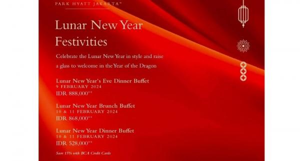 Rayakan Libur Imlek di Park Hyatt Jakarta