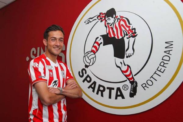 Striker Sparta Rotterdam U-21 Dean Zandbergen. (Foto: Instagram @deanxzanbergen_)