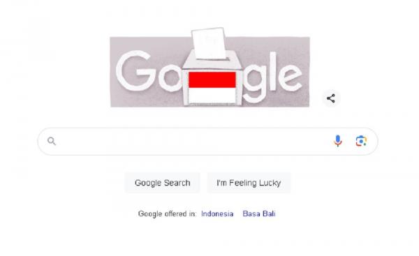 Google Doodle Hari Ini Tampilkan Tema Pemilu Indonesia 2024