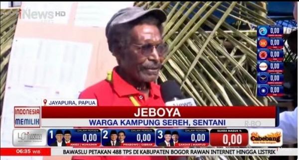 Potret Perkampungan di Jayapura Sambut Pemilu 2024, TPS Terbuat dari Pelepah Daun dan Damai
