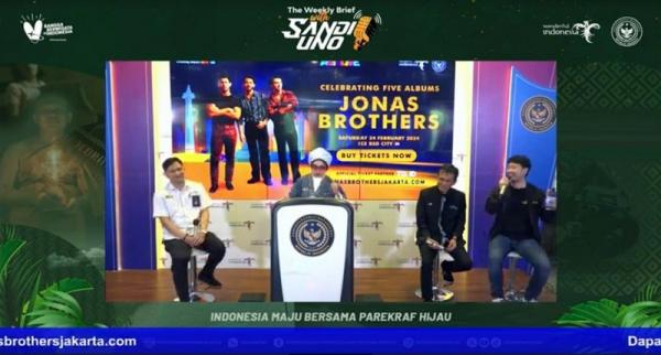 Jonas Brothers Konser di Indonesia, Kemenparekraf Sarankan Pakai Fashion Lokal