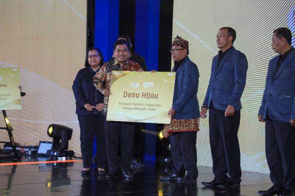 Desa Kelawi dianugerahi penghargaan sebagai Desa BRILiaN Hijau 2023. (Foto: dok BRI)