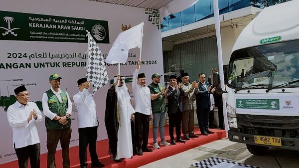 Jelang Ramadan, Arab Saudi Bagikan 7.965 Paket Sembako untuk Indonesia