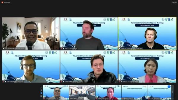 Advanced Fisheries Intelligence Training yang dihadiri oleh 42 perwakilan dari 11 negara peserta. (Foto: dok PSDKP)