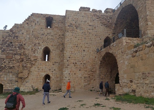 Benteng Karak atau Al Karak Castle merupakan kastel  terbesar di Yordania yang terletak di Provinsi Karak Yordania. Foto iNews.id/SM Said