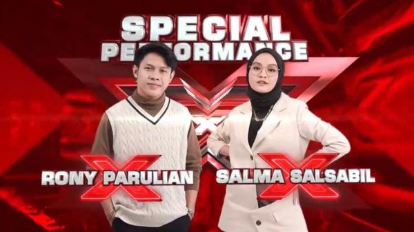 Kolaborasi Spesial Top 5 dengan Salma Salsabil dan Rony Parulian di Gala Live Show 10 X Factor Indonesia