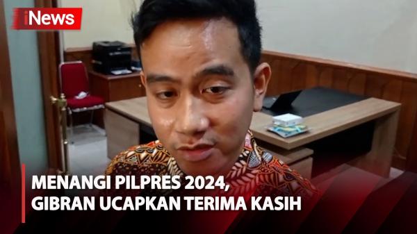 Menang di Pilpres 2024, Wakil Presiden Terpilih Gibran Rakabuming Raka Ucapkan Terima Kasih