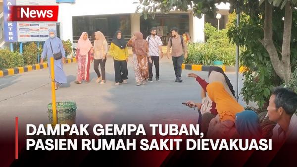 Dampak Gempa Tuban, Ratusan Pasien Rumah Sakit di Rembang Dievakuasi