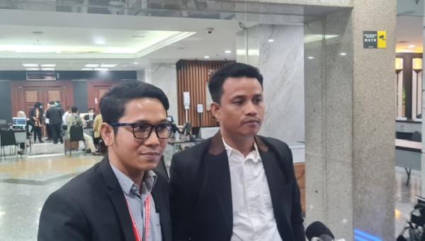 Kuasa Hukum Hary Tanoesoedibjo, Pardo Sitanggang mengatakan Perindo meminta digelar pemungutan suara ulang (PSU). (Foto MPI).