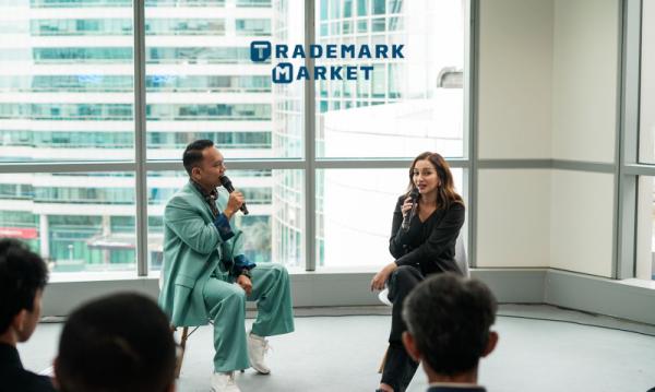 CEO of Trademark Market Saira Nisar dalam konferensi pers Trademark Market. (Foto: dok Trademark)