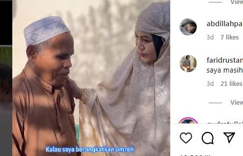Muadzin tunantera Muhammad Rifai. (Foto: Instagram)