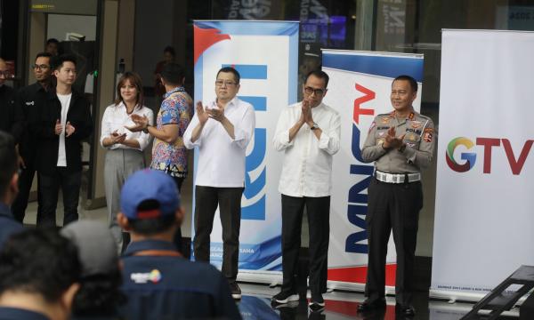 Lepas Tim Peliput Mudik 2024, Hary Tanoe: Hati-hati di Jalan