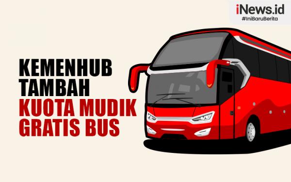 Infografis Kemenhub Tambah Kuota Mudik Gratis Bus Untuk 10 000 Orang