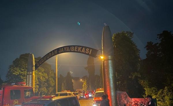 Gudang amunisi meledak di Bogor (Foto: Danandaya Arya)