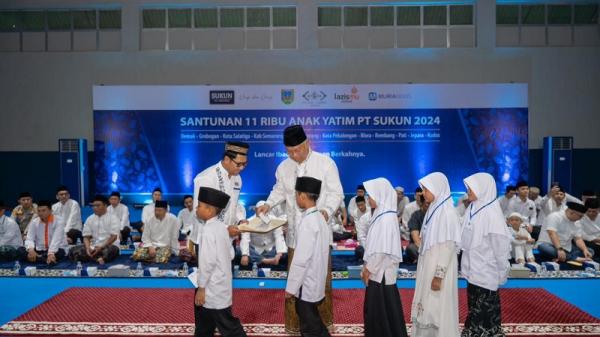 Santunan Anak Yatim PT Sukun (Foto: dok PT Sukun)