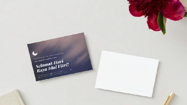 Contoh Kartu Ucapan Idul Fitri 2024, Tinggal Edit dari Link Ini